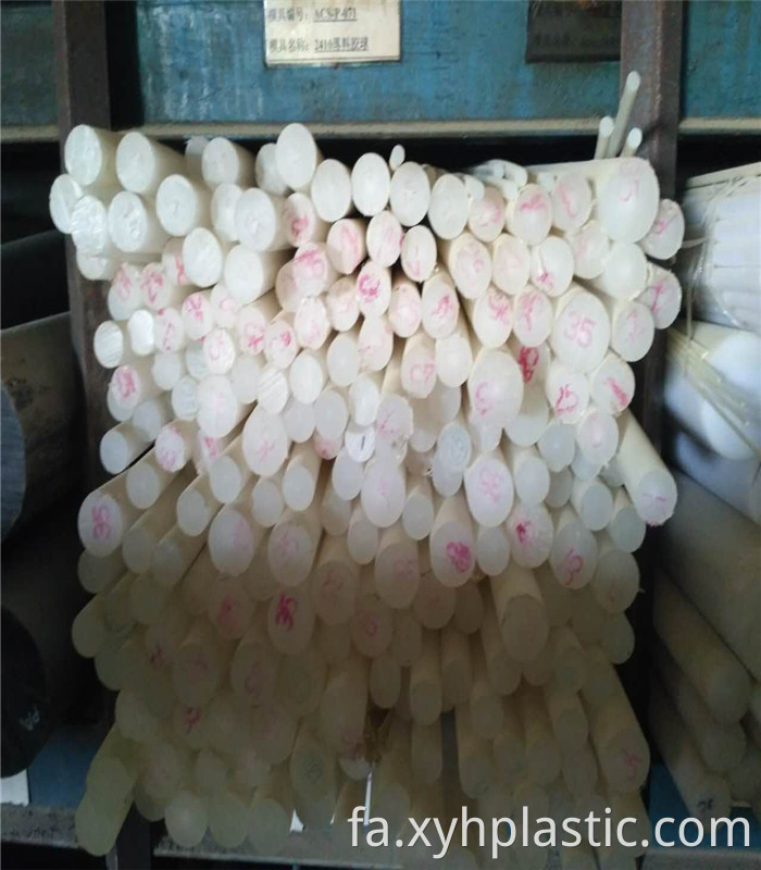 میله نایلونی سفید White nylon rod